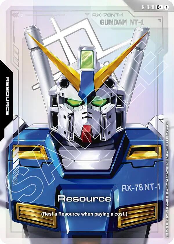 Resource R-020 C+ Gundam card