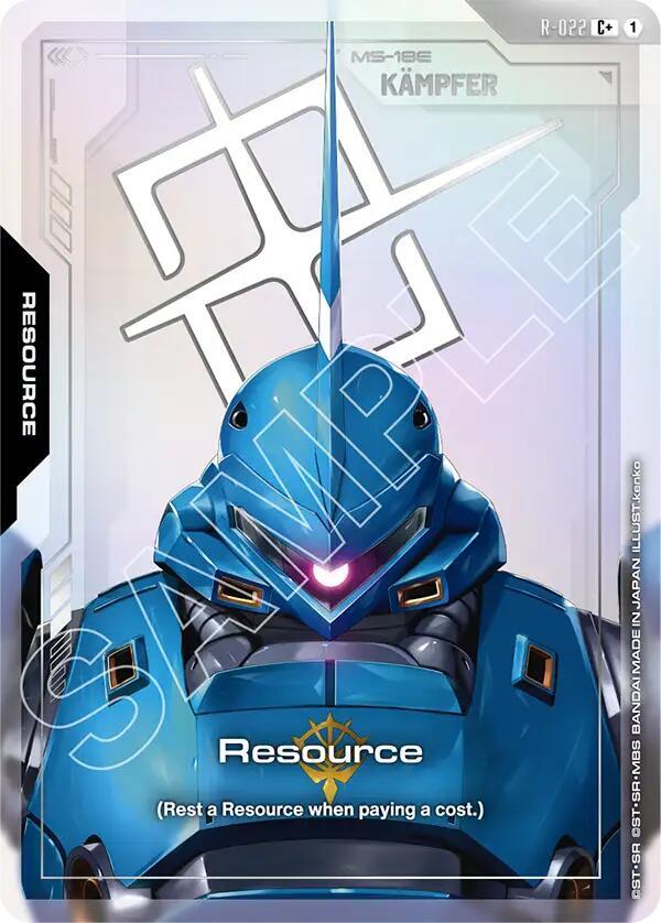 Resource R-022 C+ Gundam card