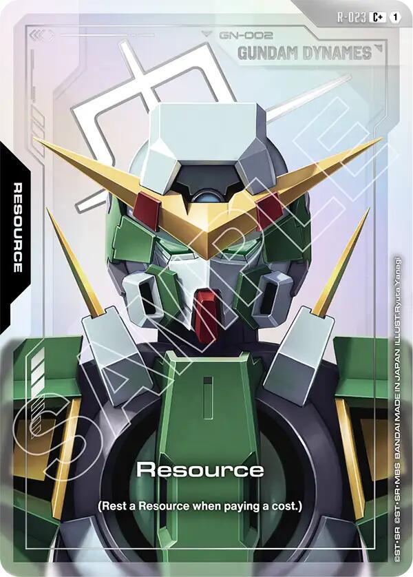 Resource R-023 C+ Gundam card