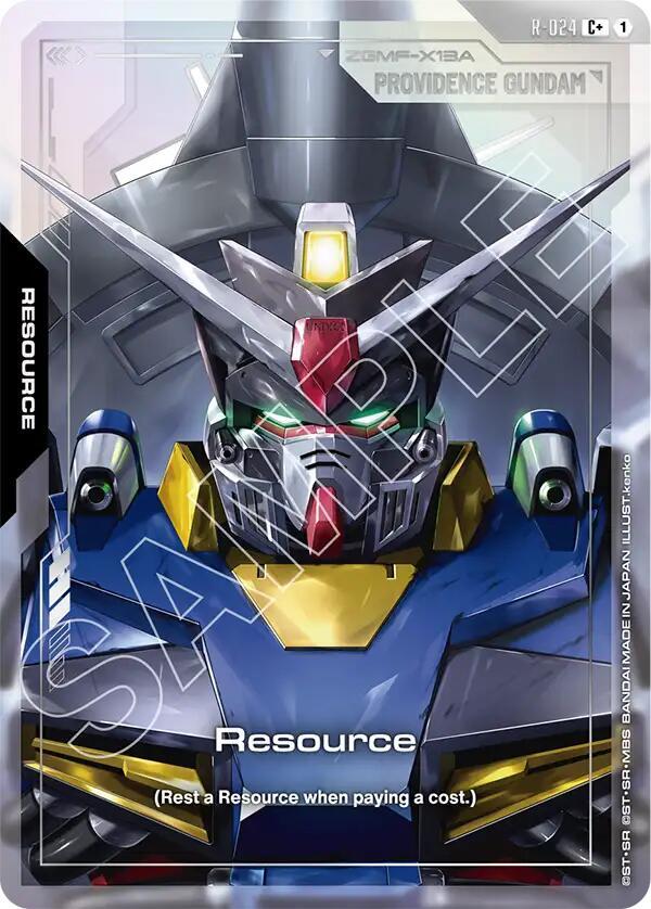Resource R-024 C+ Gundam card