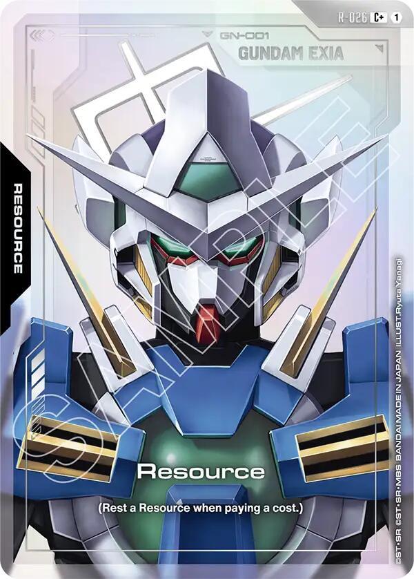 Resource R-026 C+ Gundam card
