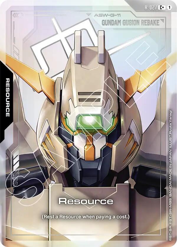 Resource R-027 C+ Gundam card