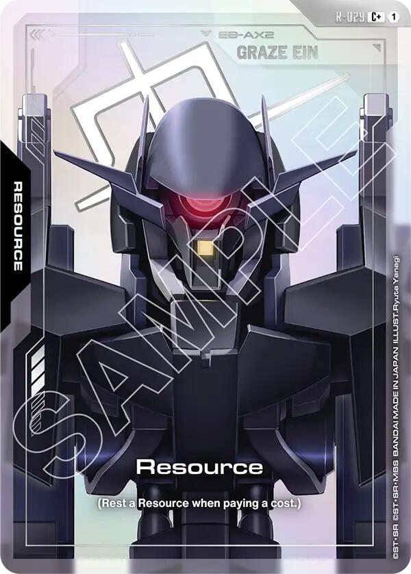 Resource R-029 C+ Gundam card