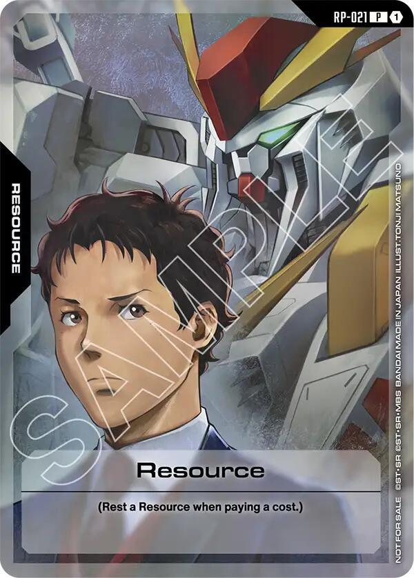 Resource (Mobile Suit Gundam: Hathaway's Flash) RP-021 Gundam card