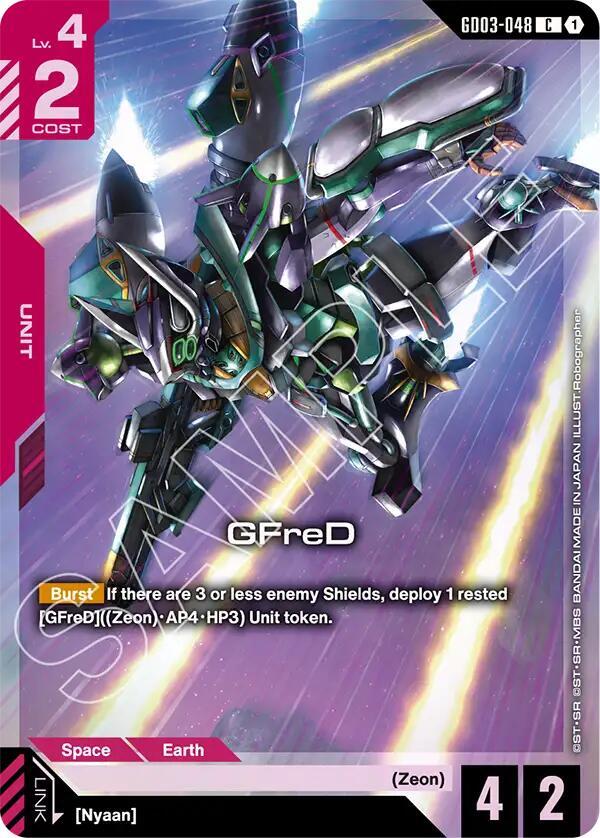 GFreD GD03-048 C Gundam card