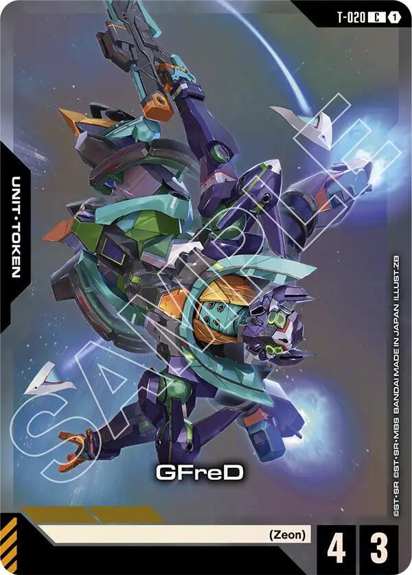 GFreD T-020 C Gundam card