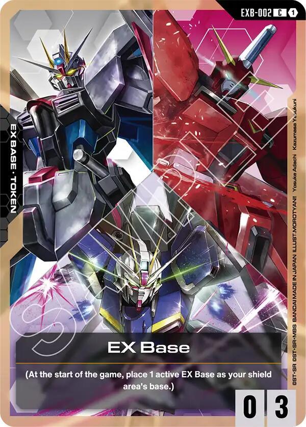 EX Base Tokens Gundam Card Game set cover card