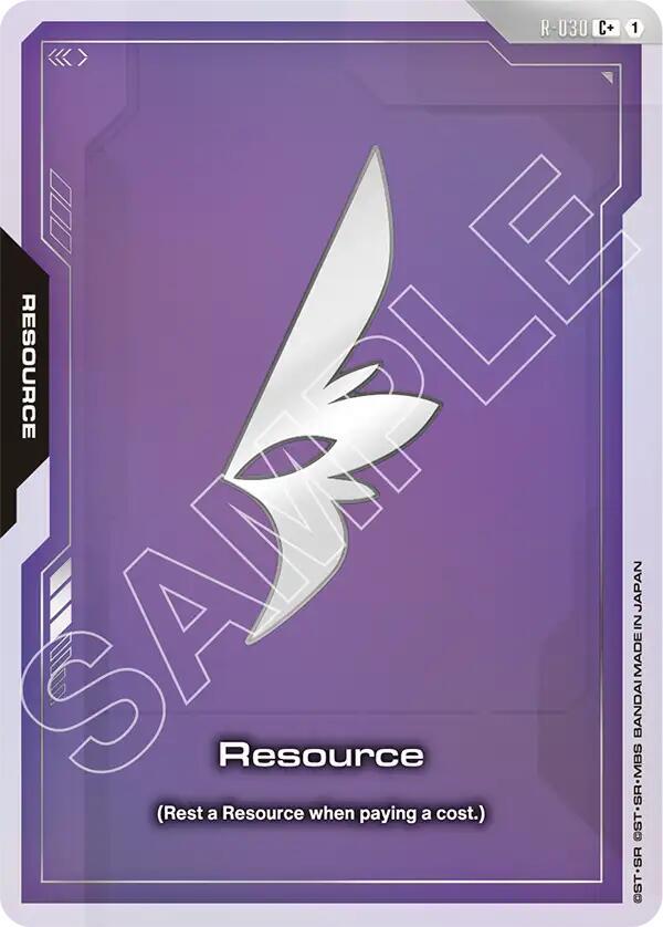 Resource R-030 C+ Gundam card