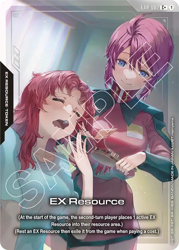 EX Resource EXR-002 C+ Gundam card
