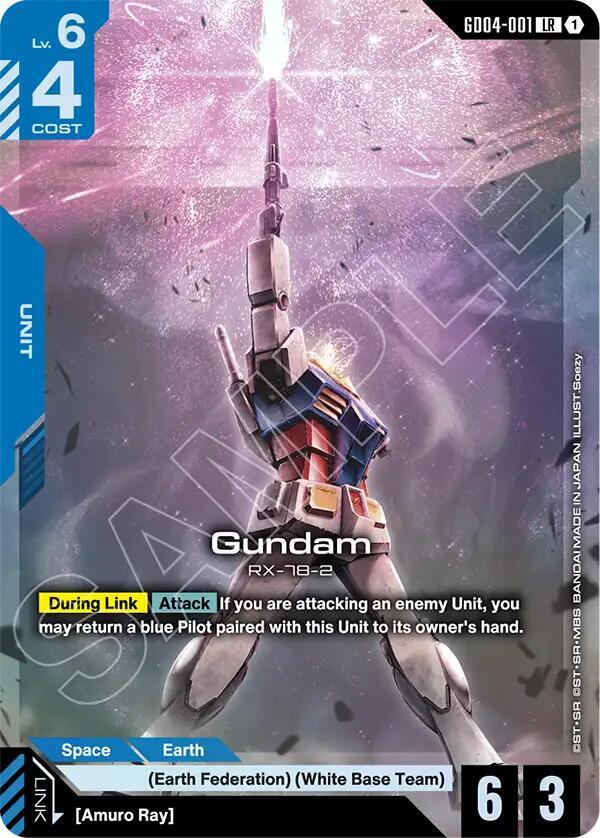 Gundam GD04-001 Gundam card