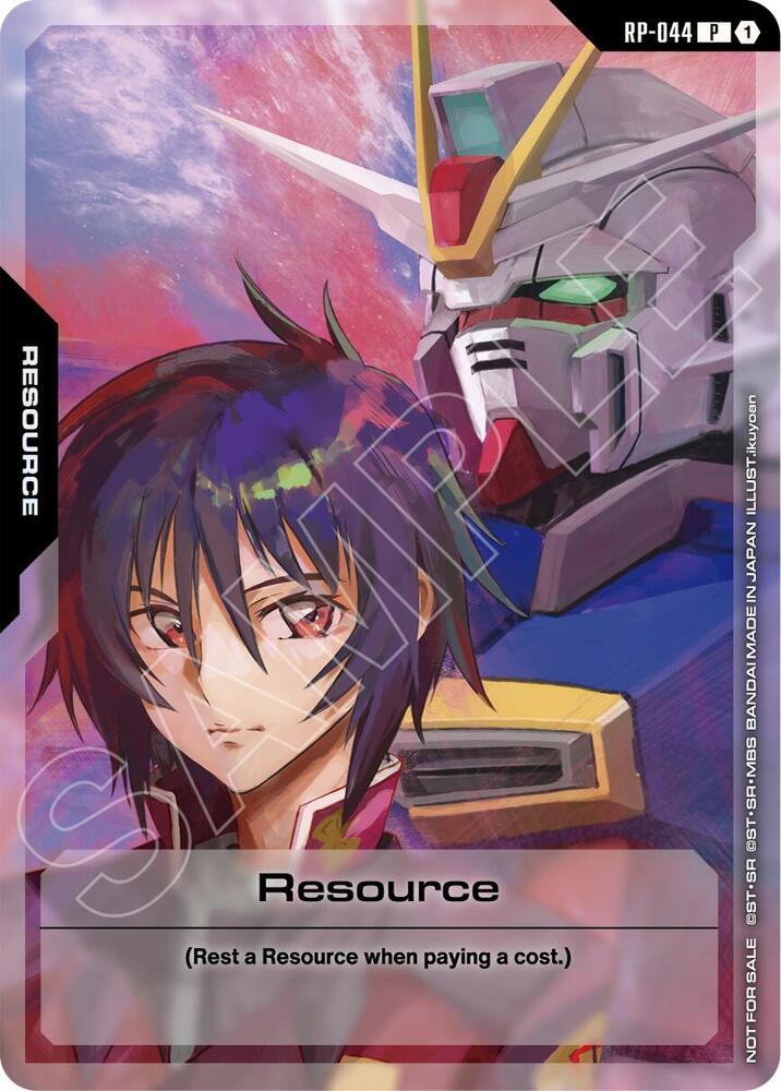 Resource (ST09 Release Event) RP-044 Gundam card