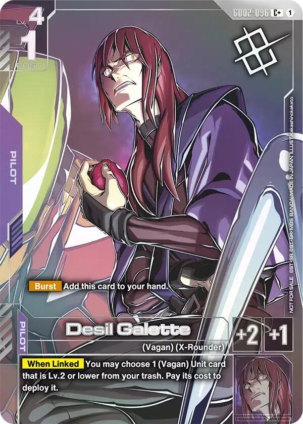 Desil Galette GD02-096 C+ Gundam card