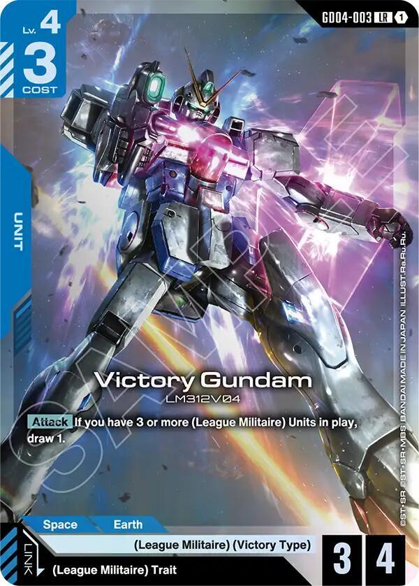 Victory Gundam GD04-003 Gundam card