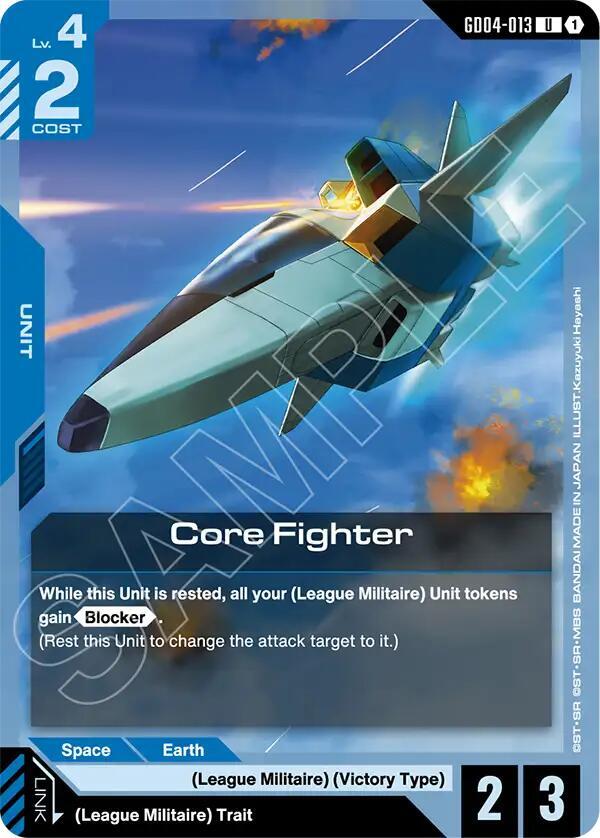 Core Fighter GD04-013 Gundam card