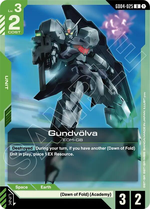 Gundvolva GD04-025 Gundam card