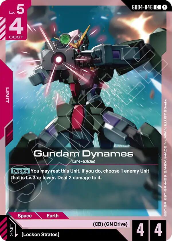 Gundam Dynames GD04-046 Gundam card