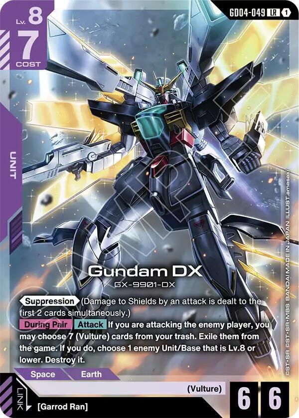 Gundam DX GD04-049 Gundam card