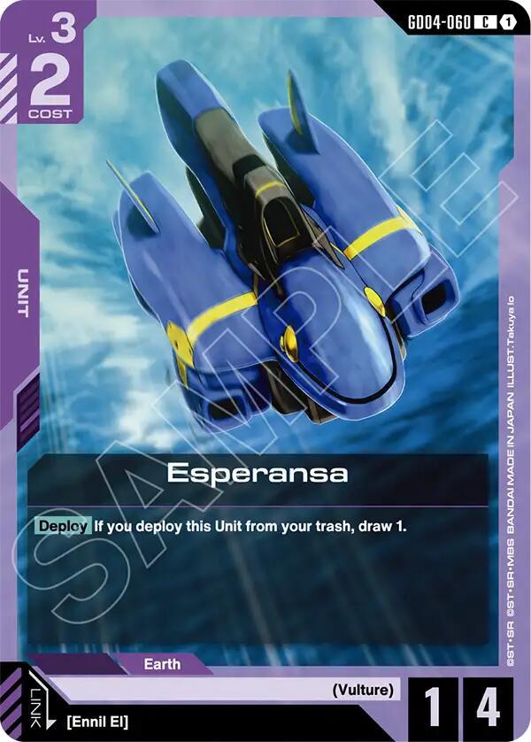 Esperansa GD04-060 Gundam card