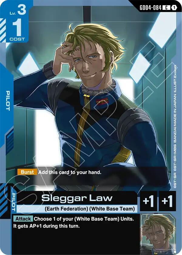 Sleggar Law GD04-084 Gundam card