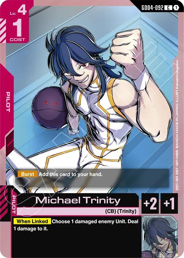 Michael Trinity GD04-092 Gundam card
