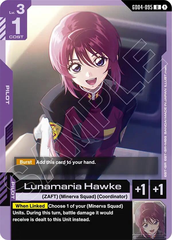 Lunamaria Hawke GD04-095 Gundam card