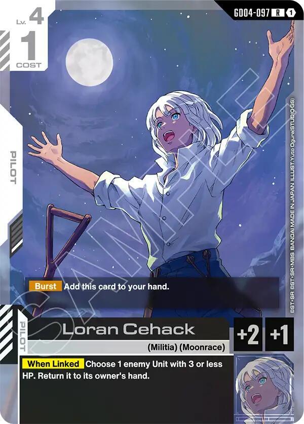 Loran Cehack GD04-097 Gundam card