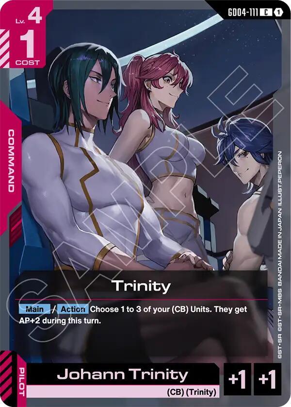 Trinity GD04-111 Gundam card