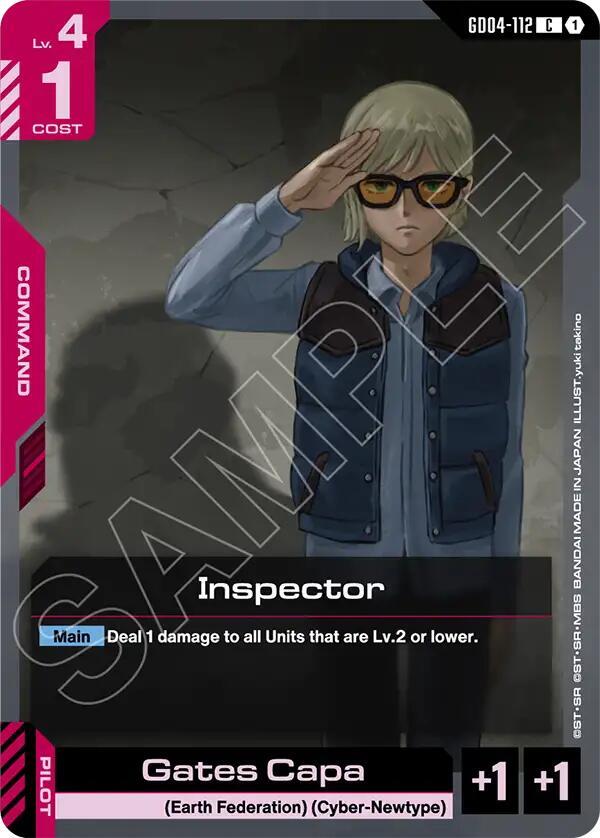Inspector GD04-112 Gundam card