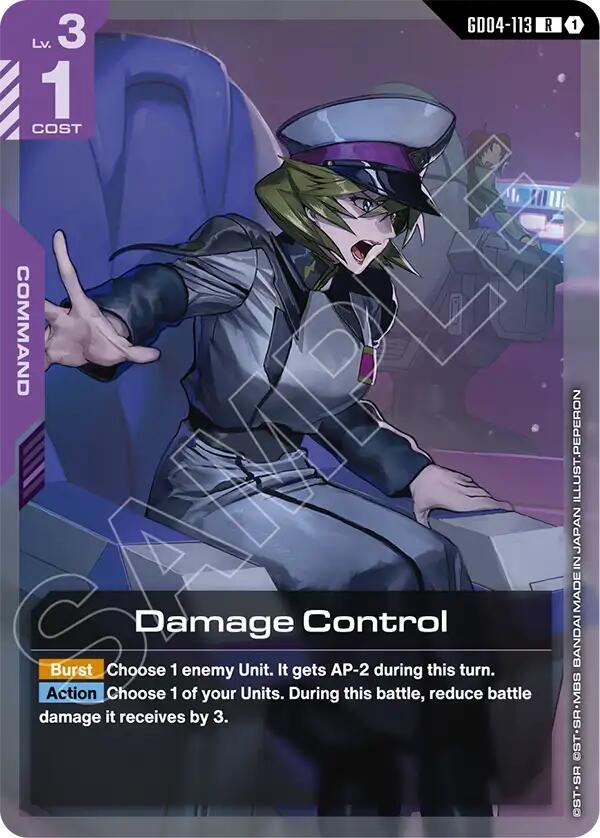 Damage Control GD04-113 Gundam card