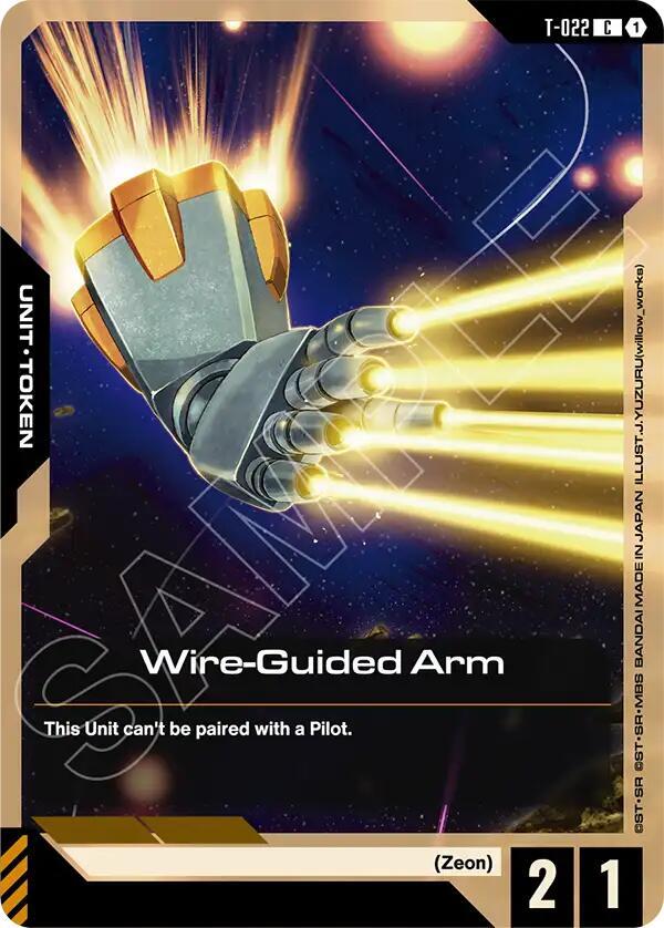 Wire-Guided Arm T-022 Gundam card