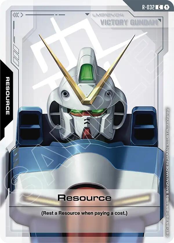 Resource R-032 Gundam card