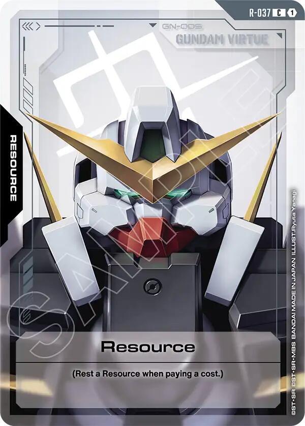 Resource R-037 Gundam card
