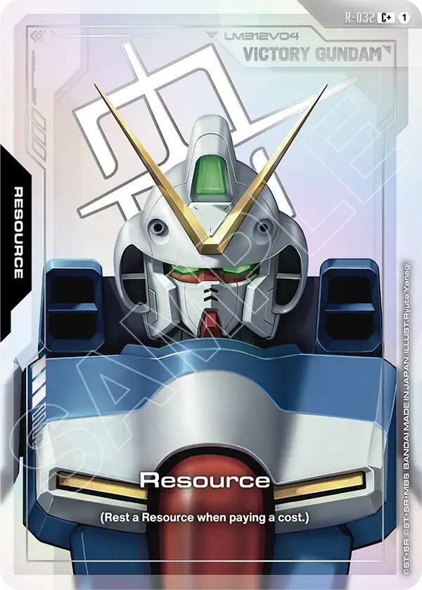 Resource R-032 C+ Gundam card
