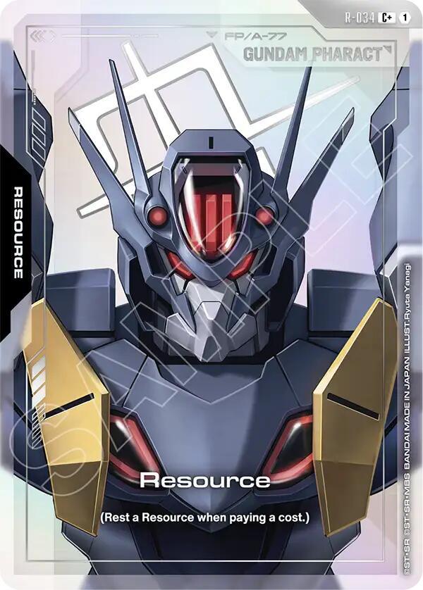 Resource R-034 C+ Gundam card