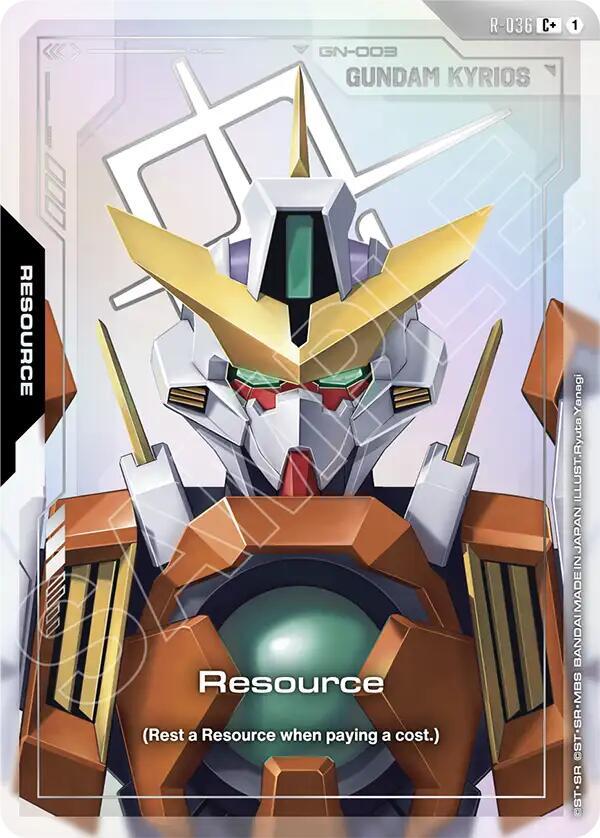 Resource R-036 C+ Gundam card