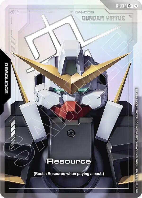 Resource R-037 C+ Gundam card