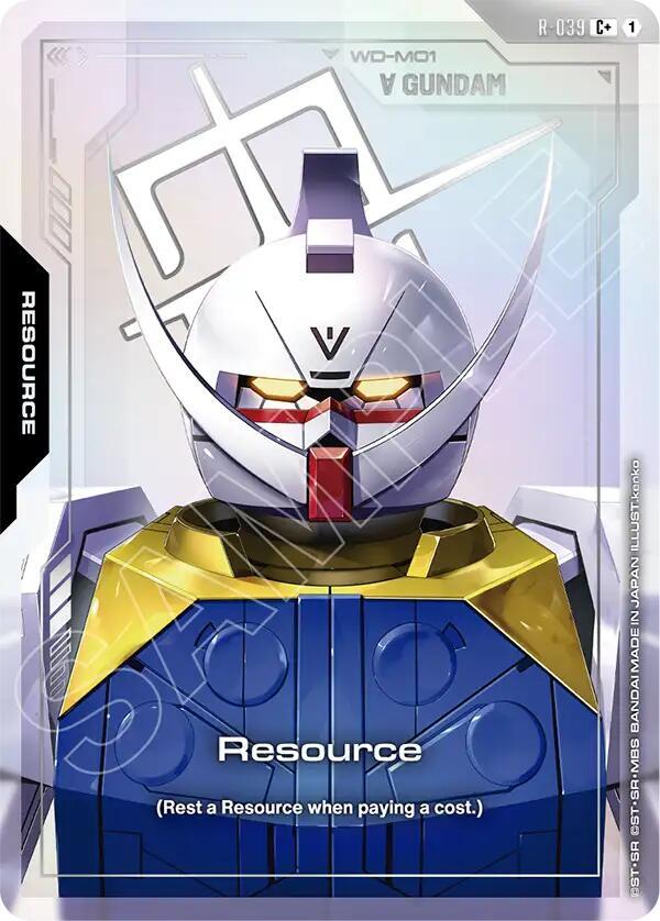 Resource R-039 C+ Gundam card
