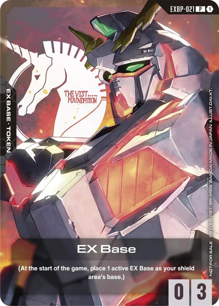 EX Base (Starter Deck Battle Event) EXBP-021 Gundam card