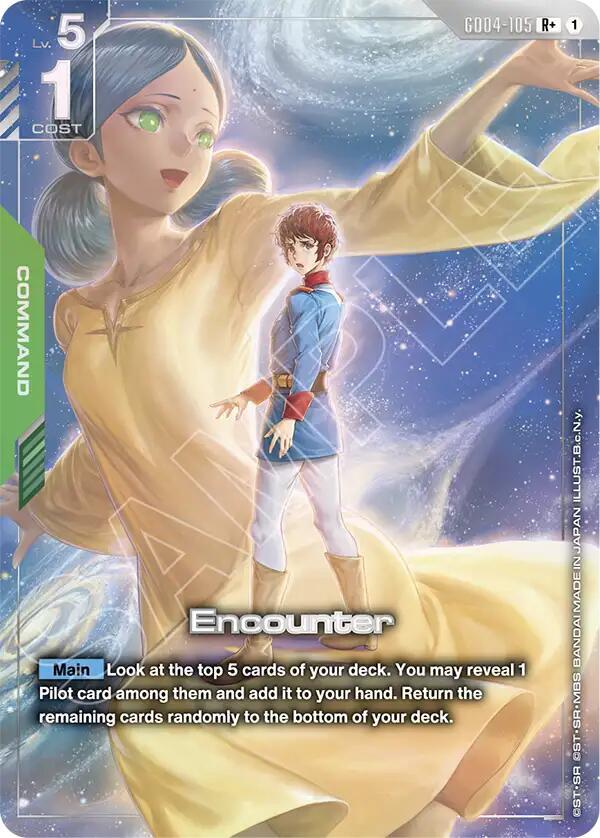 Encounter GD04-105 R+ Gundam card