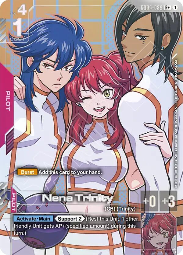 Nena Trinity GD04-089 R+ Gundam card