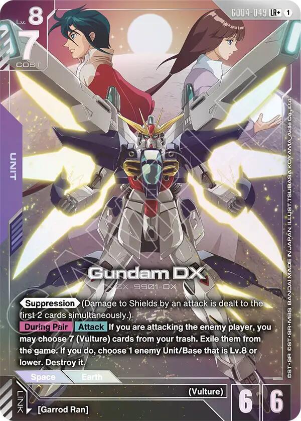 Gundam DX GD04-049 LR+ Gundam card