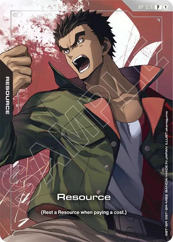 Resource (Premium Accessory Set - Mobile Suit Gundam: Iron-Blooded Orphans) RP-036 Gundam card
