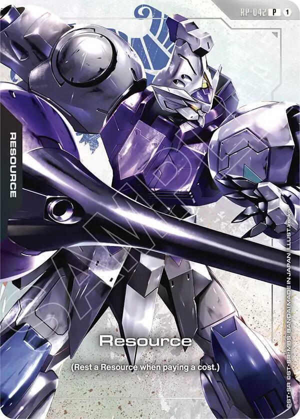 Resource (Premium Accessory Set - Mobile Suit Gundam: Iron-Blooded Orphans) RP-042 Gundam card