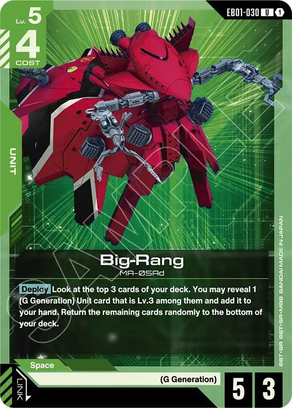 Big-Rang EB01-030 Gundam card