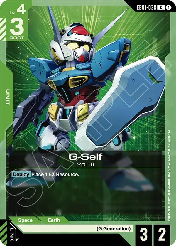 G-Self EB01-038 Gundam card