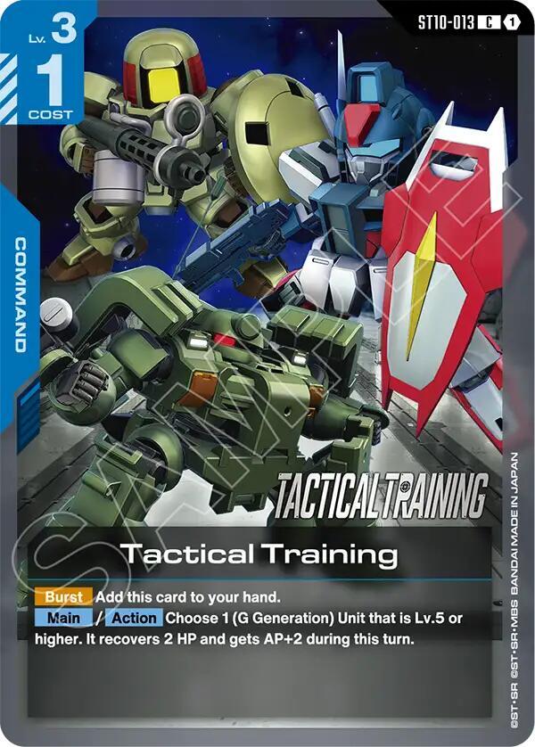 Tactical Training ST10-013 Gundam card