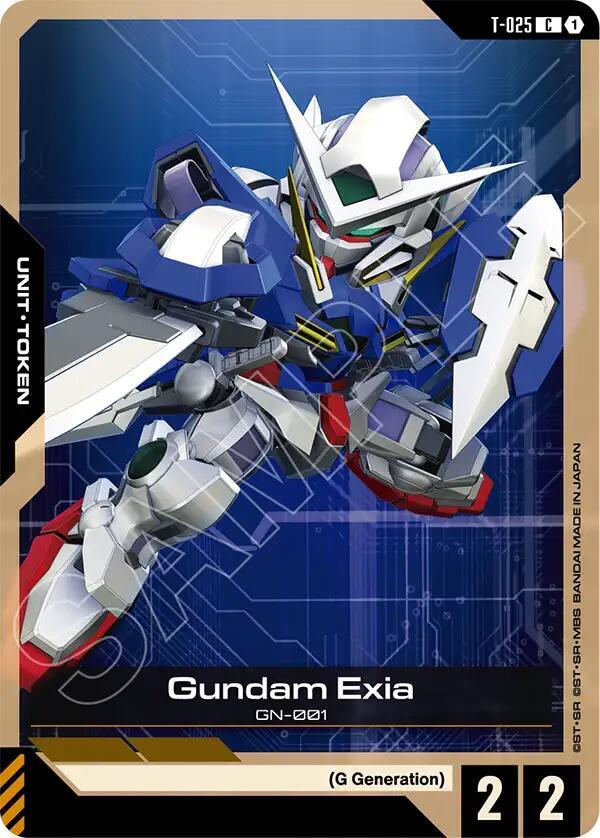 Gundam Exia T-025 Gundam card