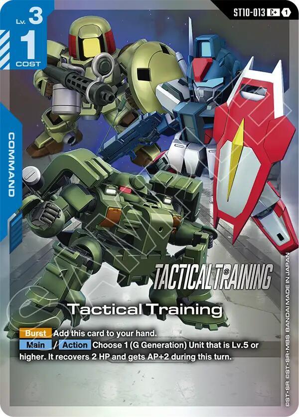 Tactical Training ST10-013 C+ Gundam card