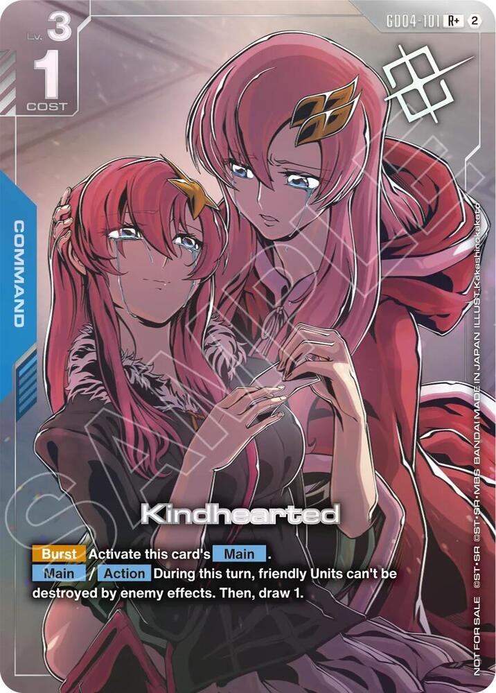 Kindhearted GD04-101 R+ Gundam card