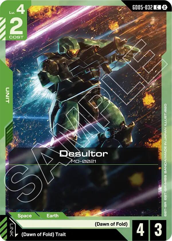 Desultor GD05-032 Gundam card